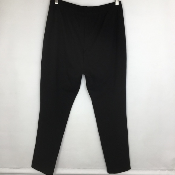 St. John Caviar Women’s Black Pull On Pants High Waist Size Medium - Picture 8 of 8